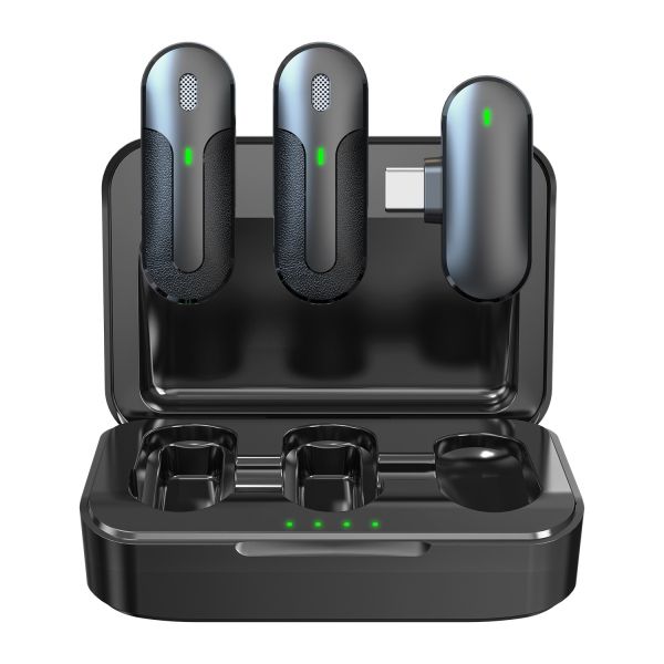Technaxx TX-301 Dual Wireless Mini Mikrofon Set (Schwarz) 5212