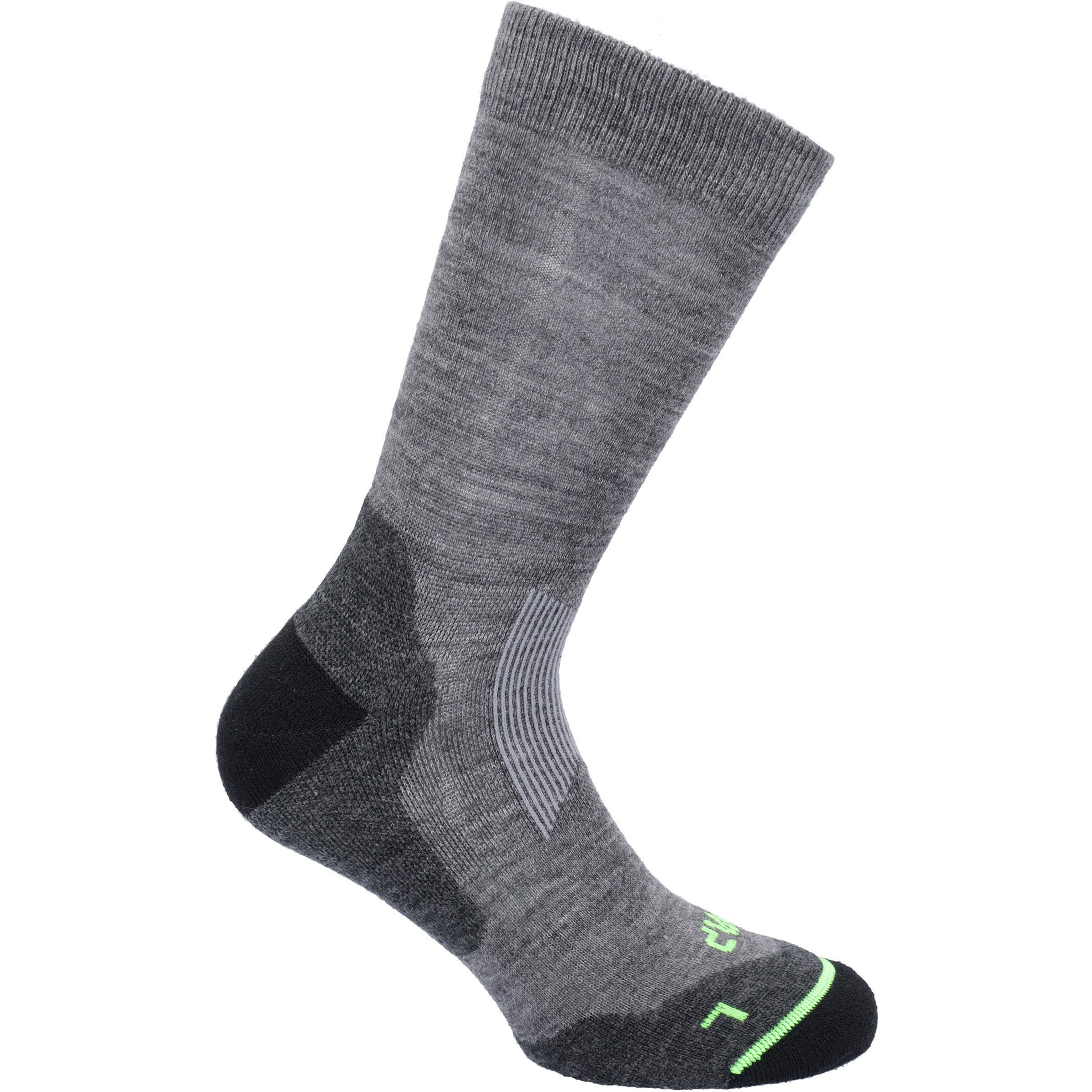 CMP Trekking Wool Herren Wandersocken grau Größe 43 Trekking Elastisch