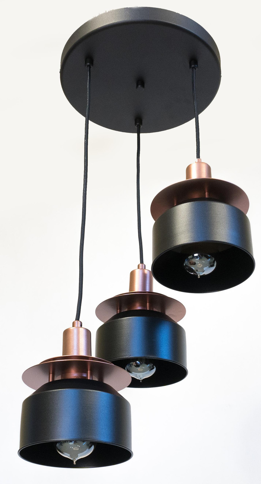 Szpak Industriële retro hanglamp Andromeda, zwart