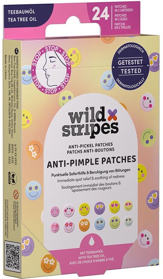 Wild Stripes Anti-Pickel Patches Smile Stop