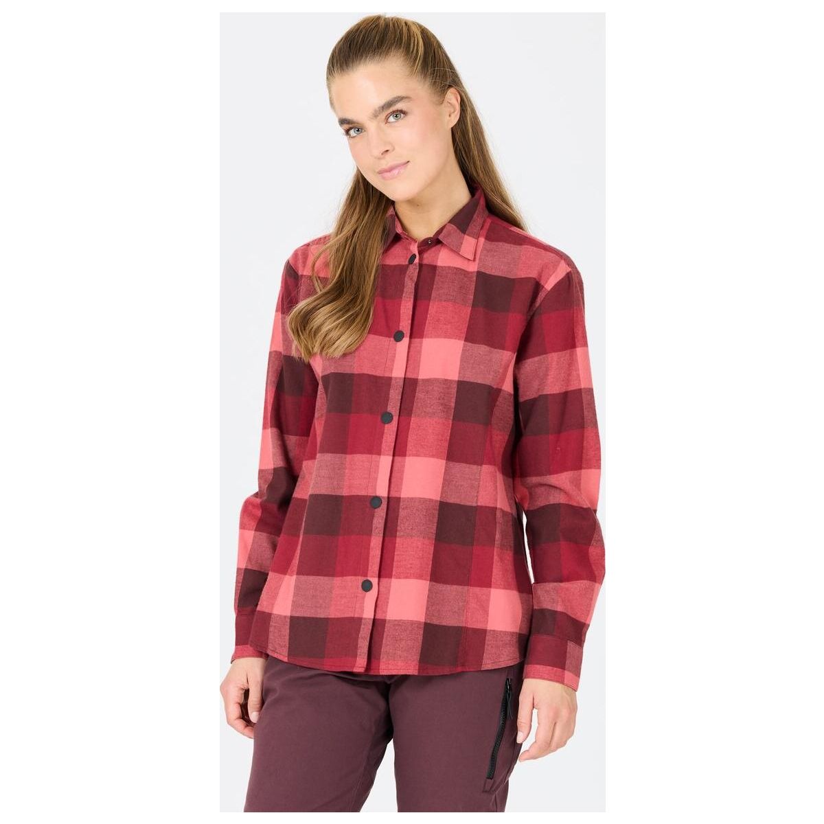 Whistler Riglet W Chequered Shirt red pear (4244) 38 W243198-4244-38