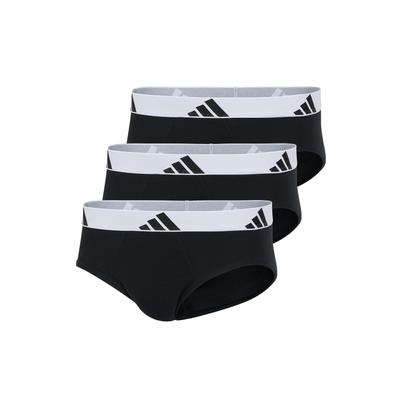 Slip ADIDAS ORIGINALS "Slip 3er Pack", Herren, Gr. M, bunt (schwarz, weiß), Obermaterial: 95% Baumwolle CO. 5% Elasthan EL., Unterhosen Slip