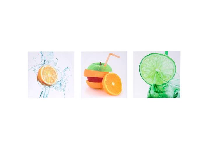 LEINWANDBILD OBST Multicolor