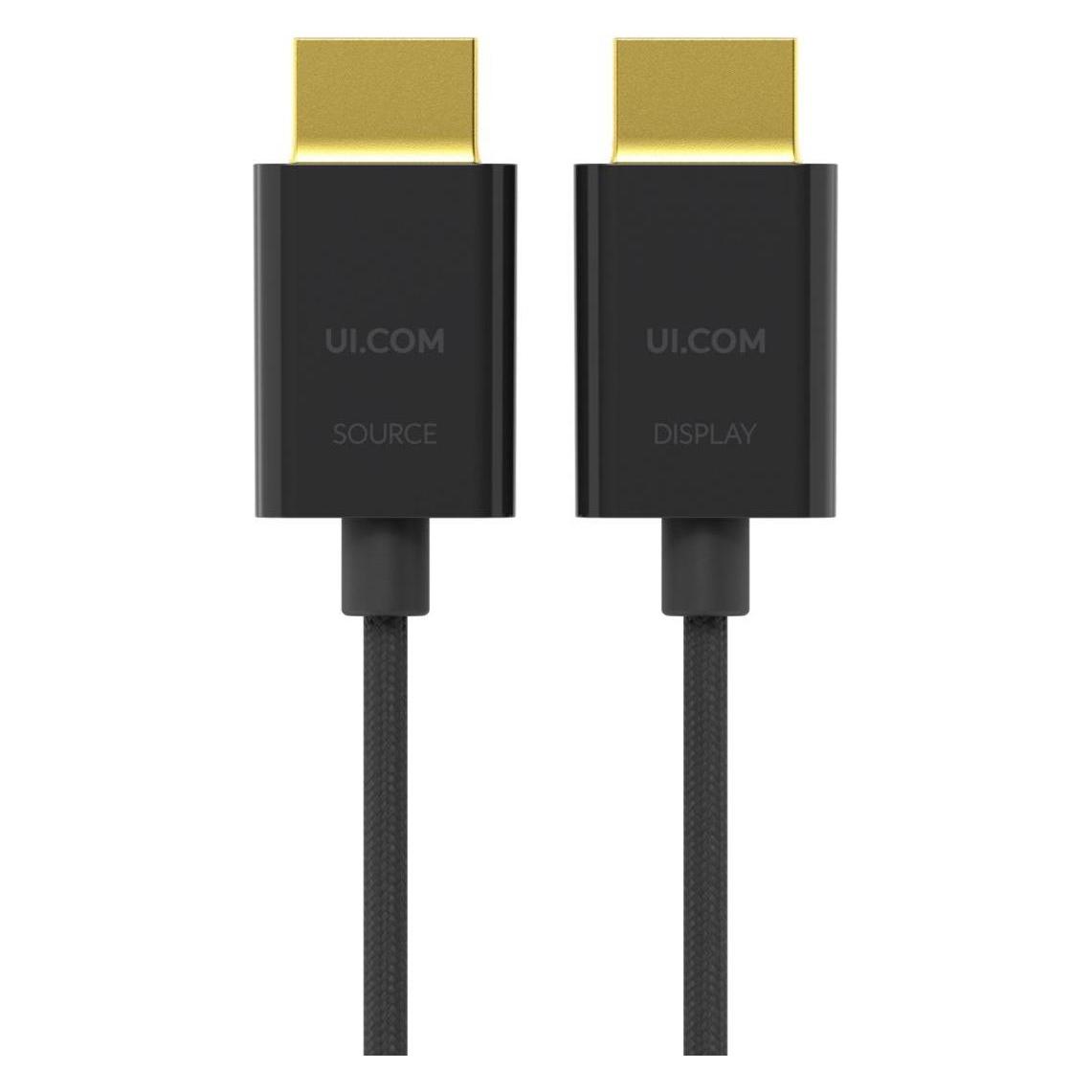 Ubiquiti Dünnes HDMI 2.1 Kabel 2m - Schwarz, flexibel, Highspeed (2 m) (420917)