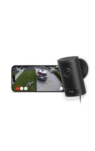 Ring Outdoor Camera Pro 4K met stekkeradapter