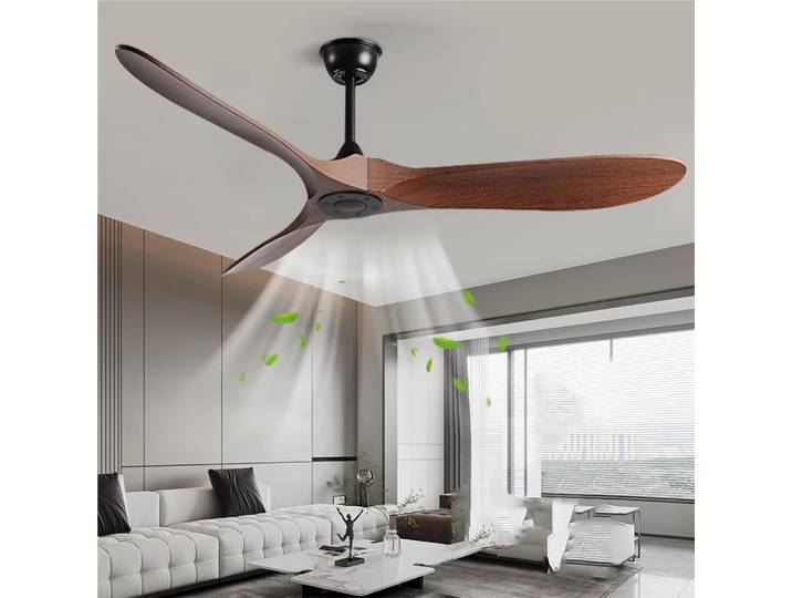 42 52 60 pouces ventilateur de plafond industriel Vintage ABS ventilateur sans lumière télécommande ventilateur décoratif rétro grands ventilateurs