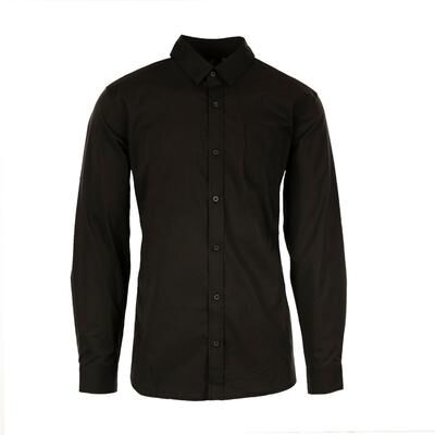 Burnside 3291 Men's Stretched Poplin in Steel size 3XL   Polyester/Spandex Blend