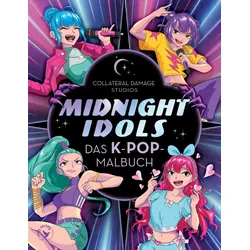 Midnight Idols – Das K-Pop-Malbuch mit 45 Fantasy-Illustrationen