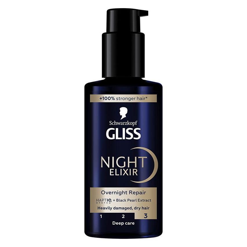 Schwarzkopf Gliss Night Elixir Anti-Split Ends Wonder 100 Ml Haarserum (100 ml) (5410091767334)