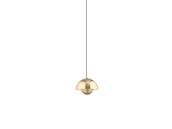 &TRADITION lampe à suspension FLOWERPOT VP10 (plaqué laiton - Aluminium peint et plaqué)