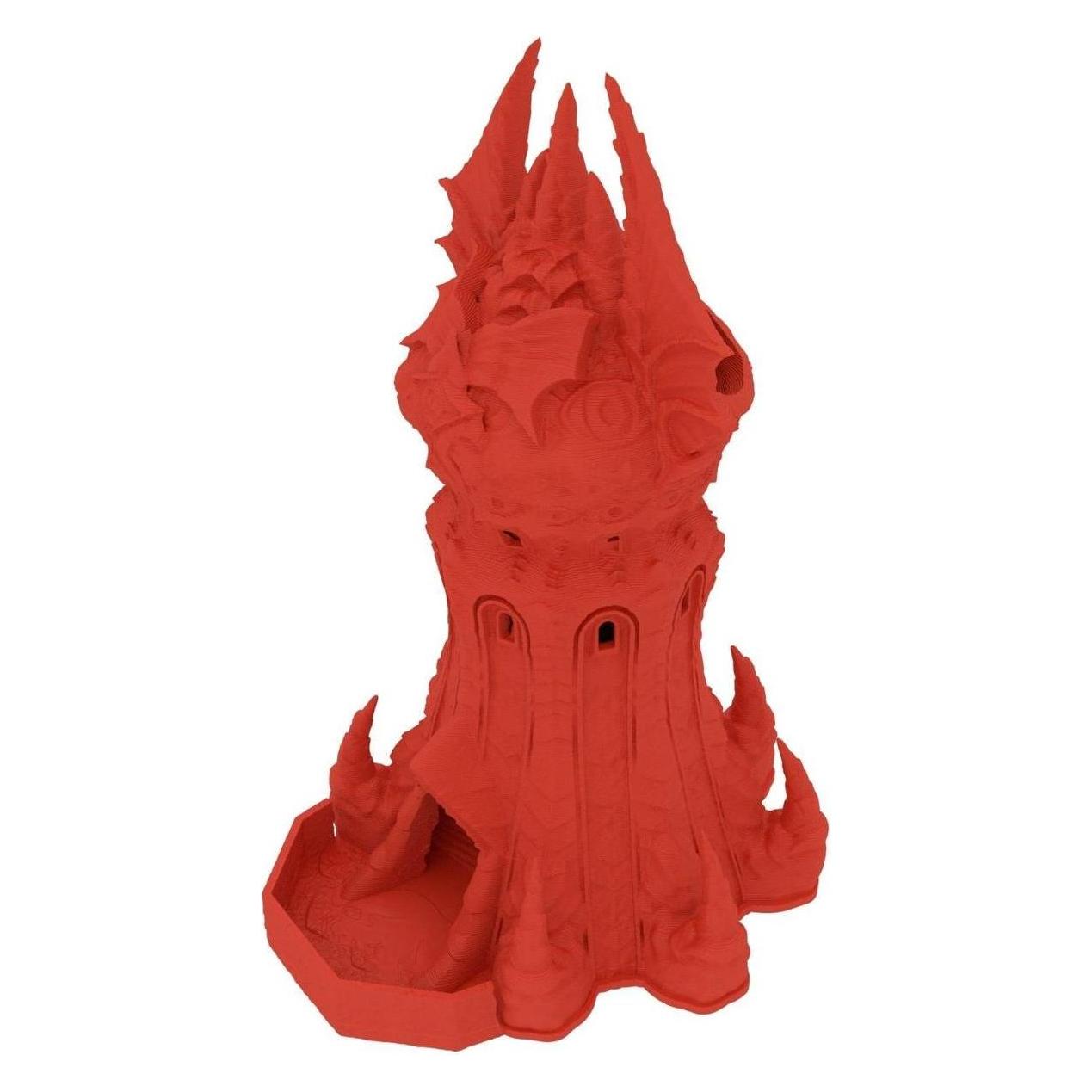 Feldherr Fates End Würfelturm Warlock kirschrot 3D-gedruckt unbemalt (Kunststoff) (377218)