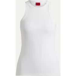 Top The Plain Tank Weiß M