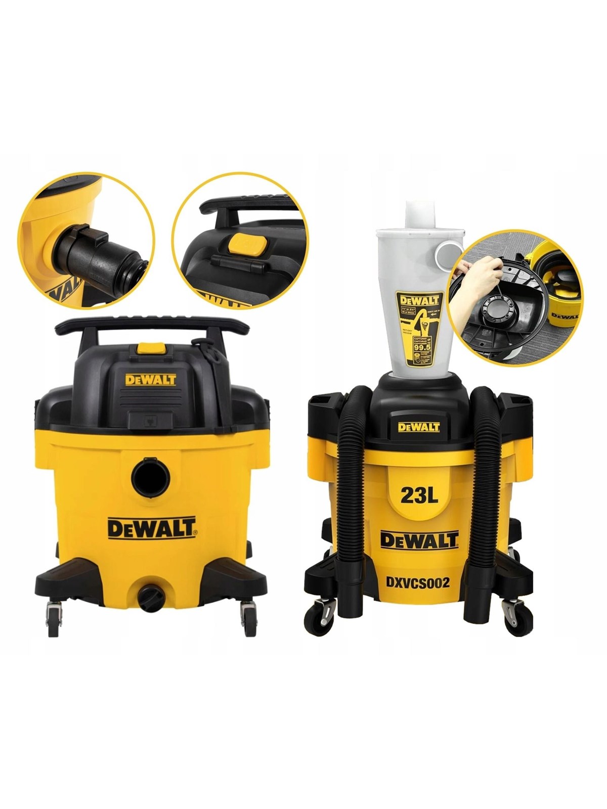 Dewalt DXVCS002 Cyclone Dust Collector - 23 L