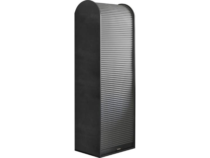 Rollladenschrank MÄUSBACHER Jalousieschränke , grau (graphit, graphit), B:69cm H:192cm T:44cm, Schränke, Rollladenschrank, Breite 69 cm