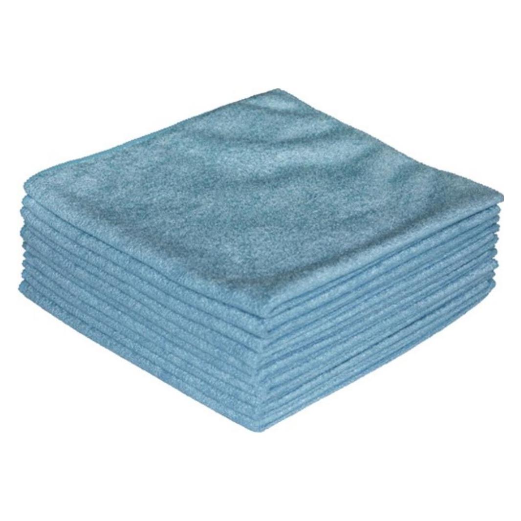 Nordvlies Mikrofasertuch ECONOMY blau L400xB400ca. mm (20 Stk.) (88002)