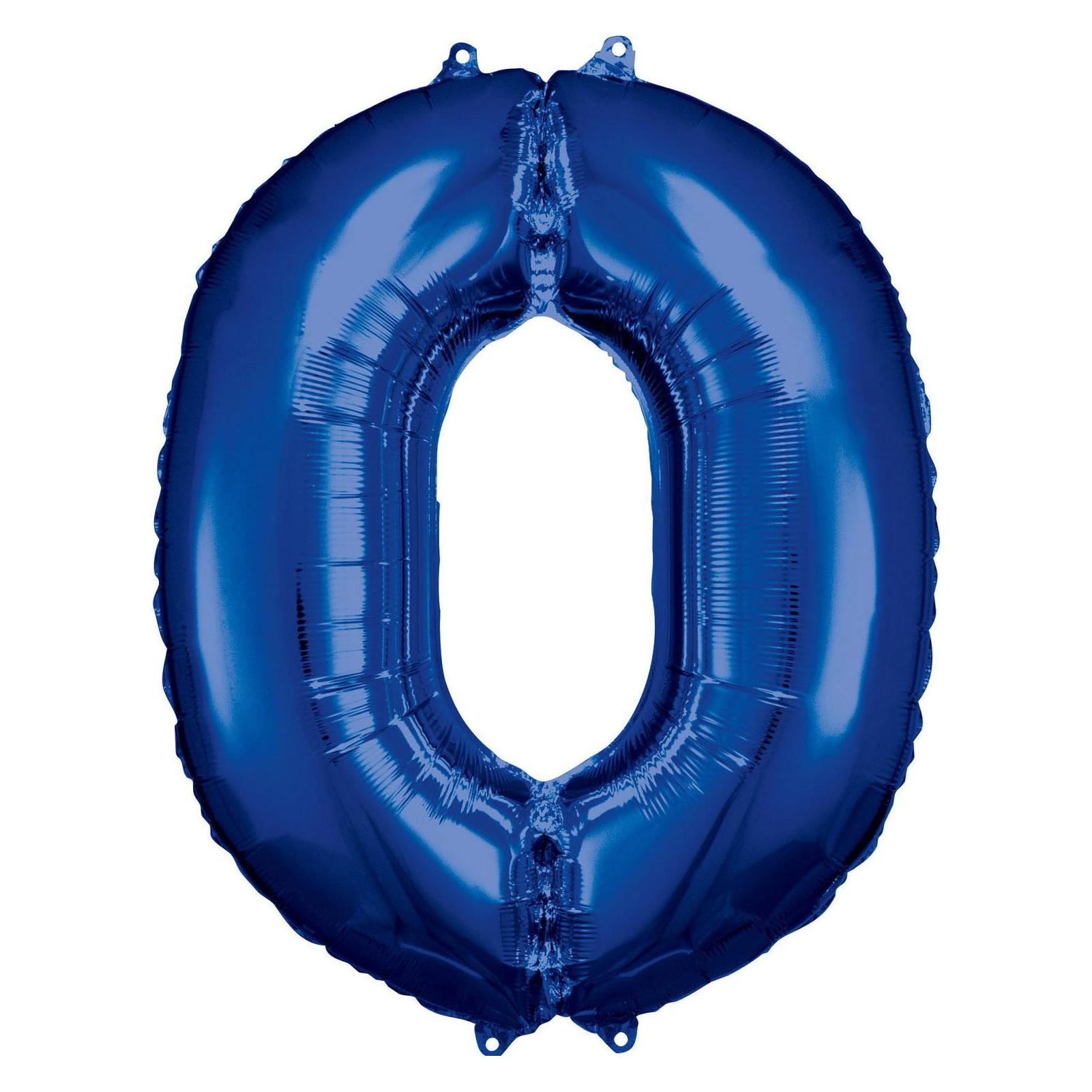 Amscan Folienballon Zahl 0 (1x) (9907274)