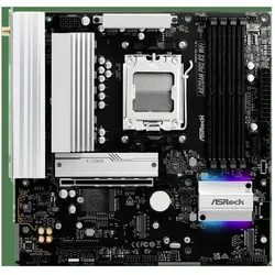 AsRock A620AM Pro RS WiFi AM5 mATX HDMI/DP DDR5 retail (AM5, AMD A620, mATX), Mainboard