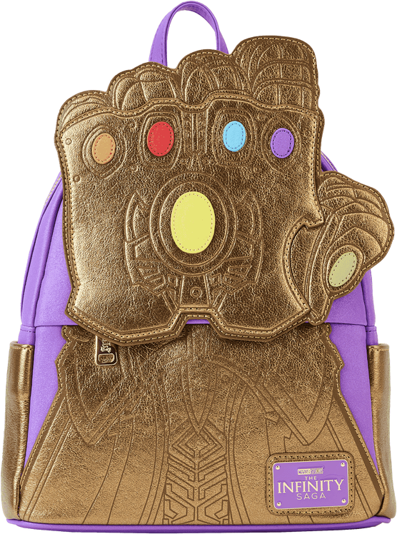 Loungefly Marvel Thanos - Shine Gauntlet Mini Backpack (MVBK0299)