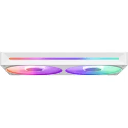 NZXT F240 RGB Core (120 mm, 1x), PC Lüfter, Weiss, Mehrfarbig