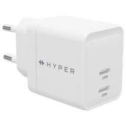 Targus HyperJuice Netzteil / Stromversorgung 35 W 2x USB-C® Weiß Innenbereich HJG35EU