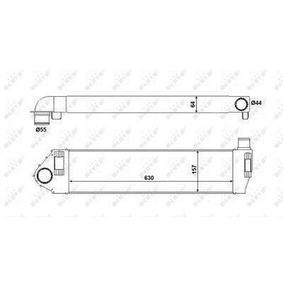 NRF Ladeluftkühler 30514 für RENAULT
