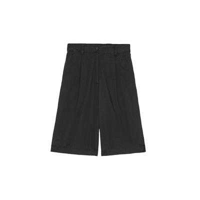 Shorts MOSHI MOSHI MIND "moshi moshi mind Shorts Weekly Twill", Damen, Gr. S, Normalgrößen, schwarz, Obermaterial: 100% Baumwolle, Hosen Shorts