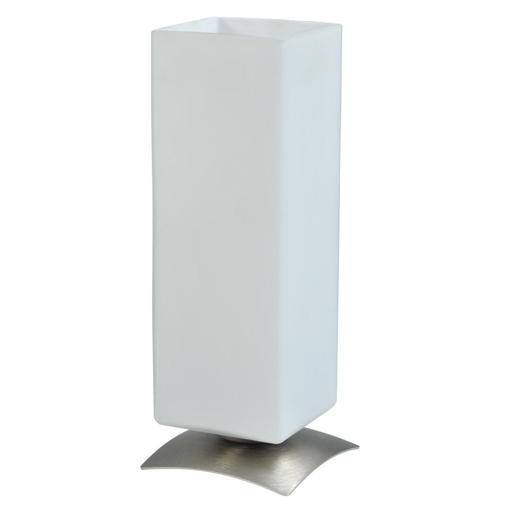 Masterlight Oblica Square Tafellamp - Metaalgrijs - Hoogte: 31 cm