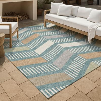Addison Rugs Machine Washable Indoor/ Outdoor Modern Corinna Chantille Rug