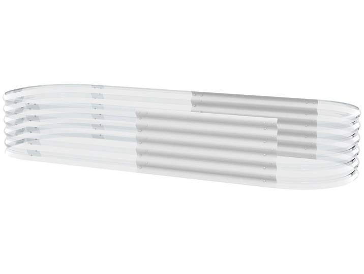 Hochbeet VITAVIA Erweiterung Stretched 401 , silber (silberfarben), H:40,1cm T:80cm, Pflanzgefäße, Hochbeet, TxH: 80x40 cm