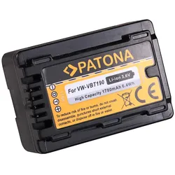 PATONA Akku für Panasonic VW-VBT190