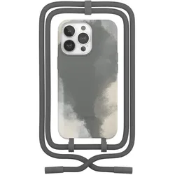 WOODCESSORIES Change Case Batik für iPhone 13 Pro Max, grau