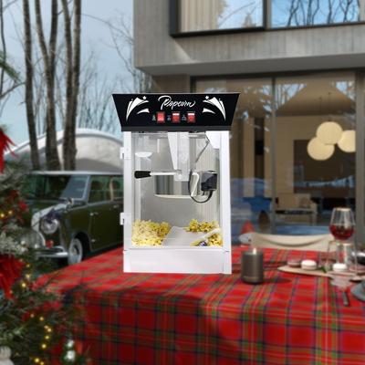 Kodotan sofa Commercial Popcorn MAKER Machine, 12 Ounce Kettle Stainless Steel Popcorn Maker with Tempered Glass, Warming Deck