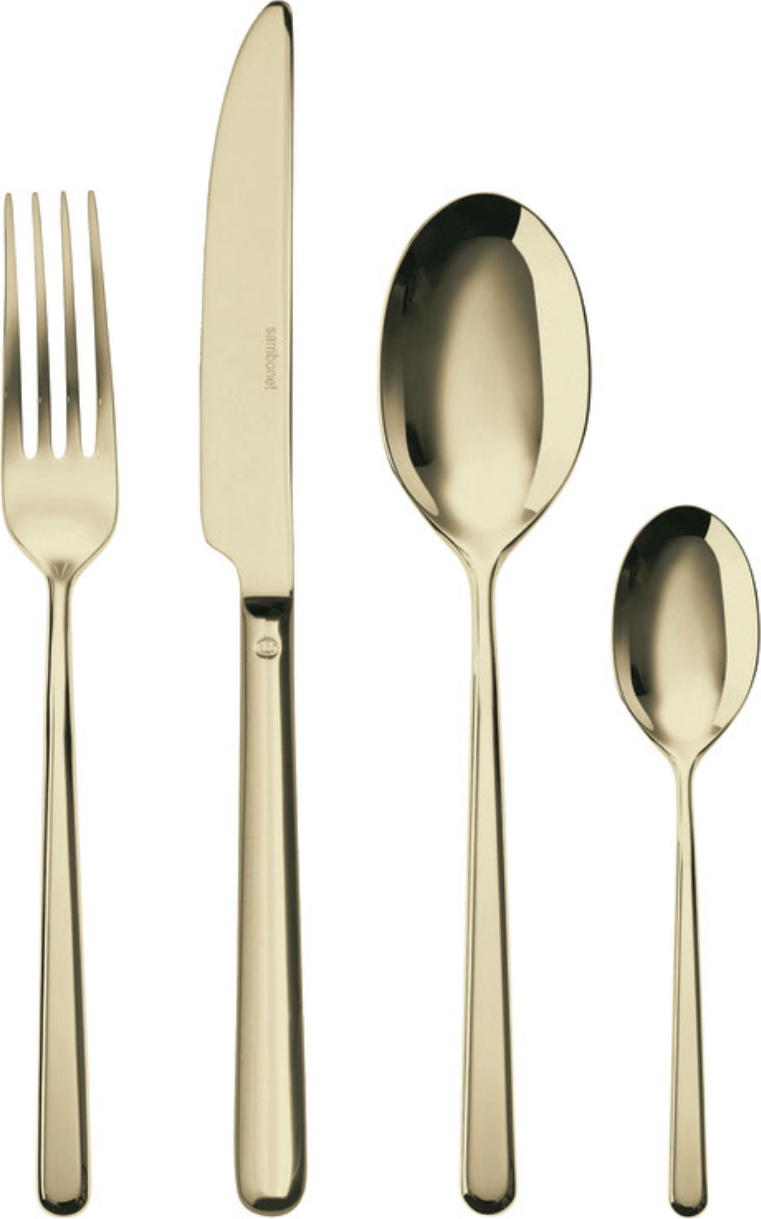 Sambonet Besteckset Linear Champagner 24-teilig