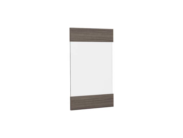 Vicco Küchenfront R-Line Edelgrau 39.6 x 59 cm Möbelfront für den Hängeglasschrank, Grau, Holzwerkstoff, Rechteckig, 39.6x59x1.6 cm, Küchen, Küchenmöbel, Küchenschränke, Küchenoberschränke