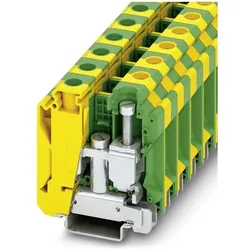 Phoenix Contact Non-Fused DIN Rail Terminal 3074143, Elektronikkabel + Stecker, Grün, Gelb