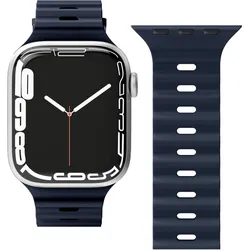 Vonmählen Ocean Band Case 1 Band One Navy 38/40/41mm (38 mm, 40 mm, 41 mm, Stainless Steel), Uhrenarmband, Blau