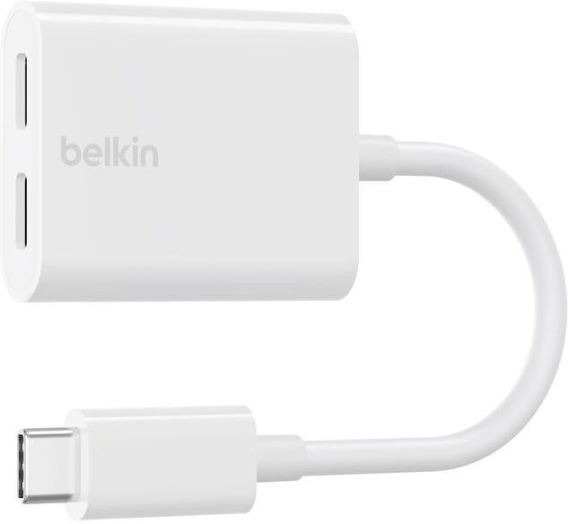 Belkin Connect Usb-c Audio + Charge Adap-bianco