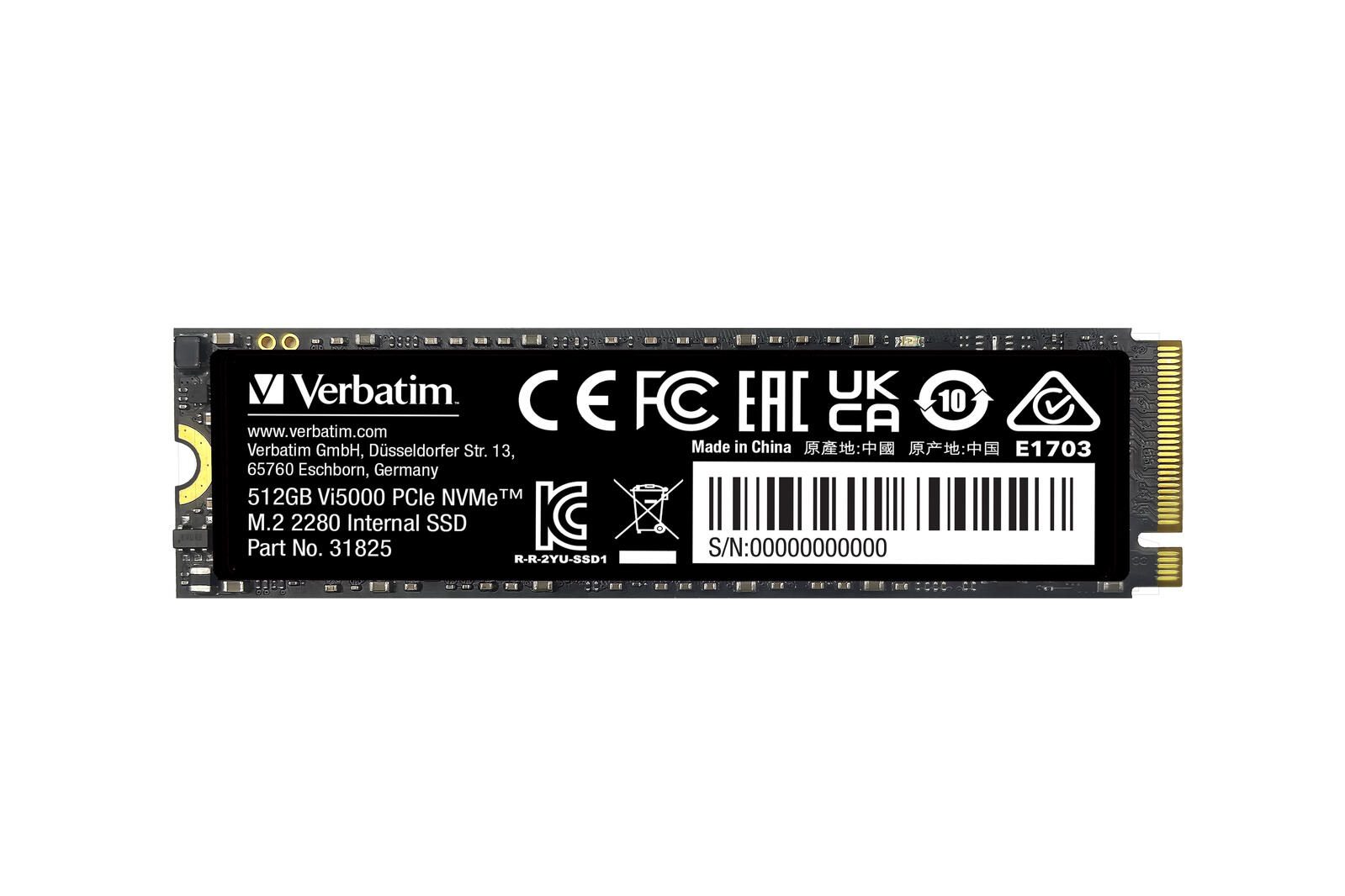 Verbatim Vi5000 M.2 SSD - 512 GB 31825