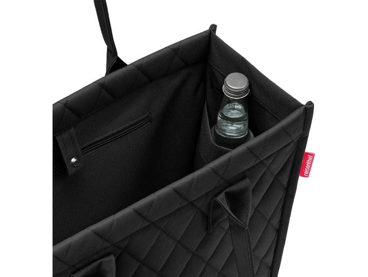 Einkaufstasche Reisenthel Rhombus Black Polyester B 42 H 35 cm - Einkaufstasche