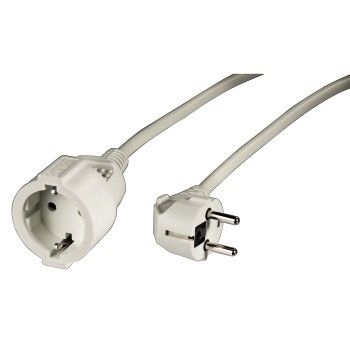 Hama "Profi" Extension Cable with Earth Contact, 2 m, white 00047864