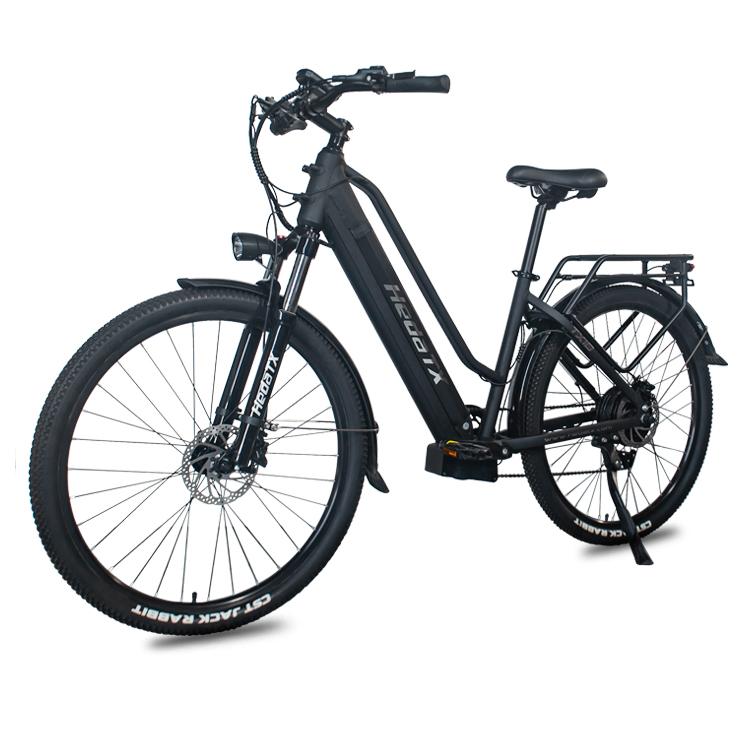 TX10 Stadt-Elektrofahrrad für Erwachsene, 48V19,2Ah, abnehmbarer Akku mit Akkuschloss, Aluminiumrahmen, hydraulische Scheibenbremsen, Ledersitzpolster