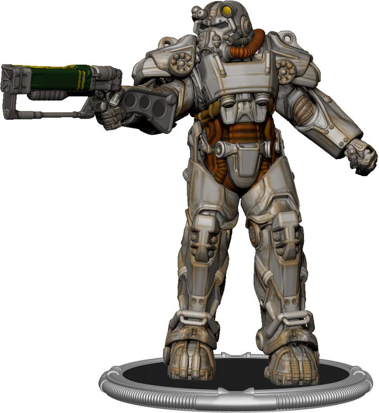 Syndicate Collectibles Fallout Minifiguur T-60 Power Armor, 7 cm
