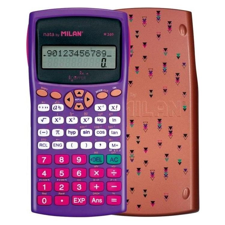 Milan o wissenschaftlicher Taschenrechner 240 Kupferfunktionen (320008) (Batteriebetrieb, Solarenergie) (320008)