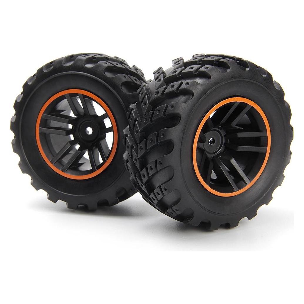 Wittmax Spryte Wheels/Tires Assembled (Black/Orange) (540327)