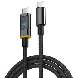 DLH CABLE USB-C M TO USB-C M 1M 5A 140W (1 m, 140 W), USB Kabel