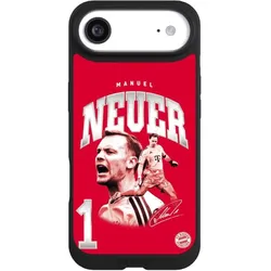 Nivocase Handyhülle für Apple iPhone Air Hülle NIVOpure Case Schwarz FC Bayern München FCB Manuel Neuer (Apple iPhone Air), Smartphone Hülle, Schwarz
