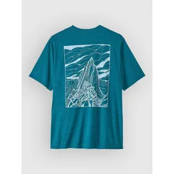 Patagonia Cap Cool Daily - Cloud Crag T-Shirt glacial blu / lt glacial xd Gr. XL