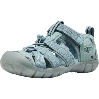 Sandale KEEN "SEACAMP II CNX", Mädchen, Gr. 29, blau (ice blau), Synthetik, Schuhe Sandale