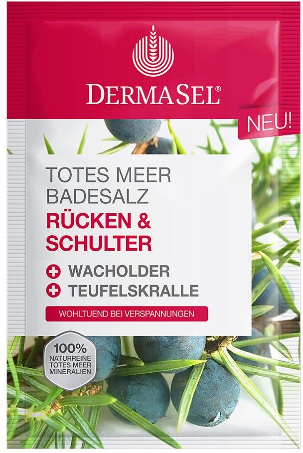 Dermasel Totes Meer Badesalz Rücken & Schulter