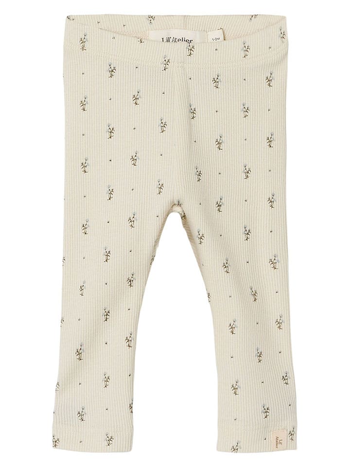 Lil Atelier Leggings "Gago" in Creme - 74